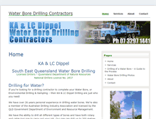 Tablet Screenshot of boredrilling.com.au